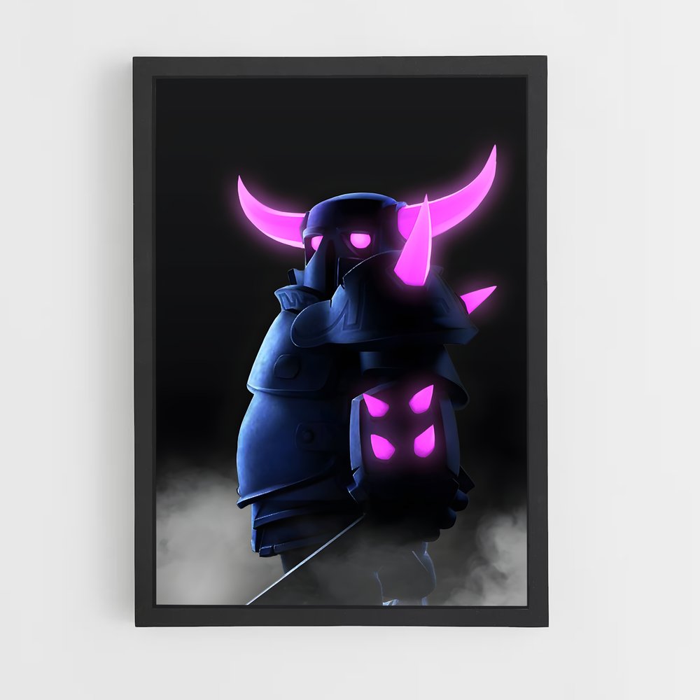 Poster Chevalier Obscur – affiche Clash of clans (vue 2)